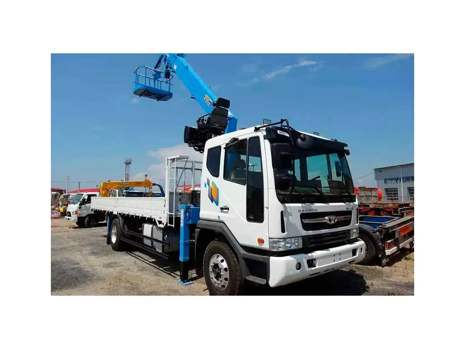Аренда Манипулятор 10 тонн с люлькой DAEWOO NOVUS